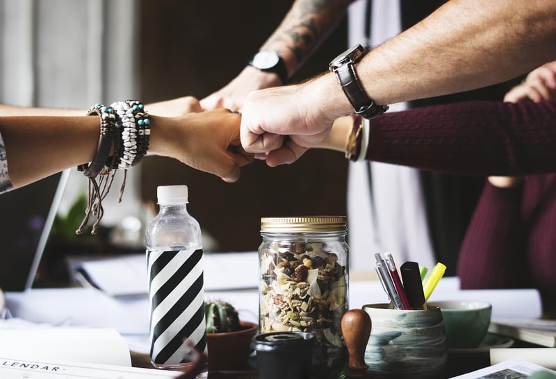 Networking at an industry event